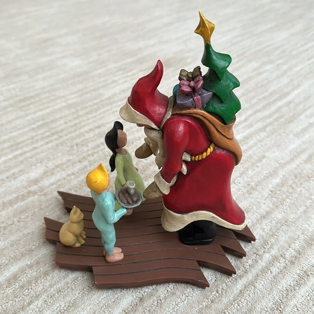 Demdaco Soon Would Be There Santa Figurine by Rhett Johnson - 2005 Collectible